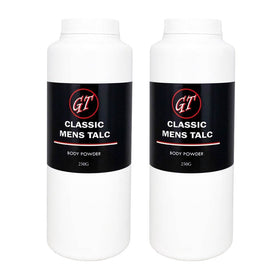 GT Mens 2 Pack 250g Classic Menthol Talc Powder for Men