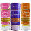 Le Fleur Luxury Talcum Powder Trio Spring Rose Lavender Floral 250g