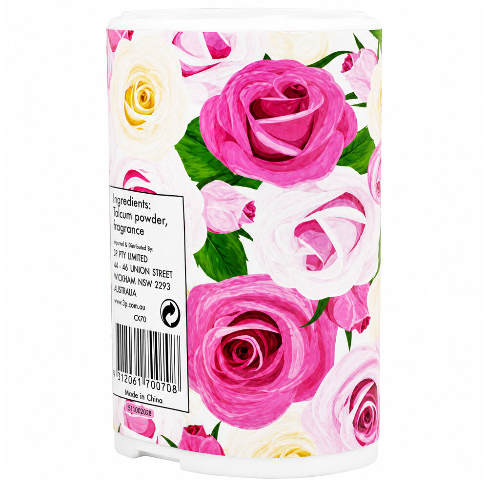 Le Fleur Spring Rose Luxury Talc Powder 2 x 50g Floral Scent