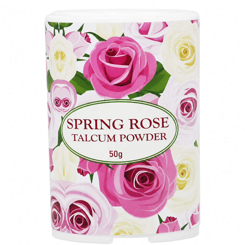 Le Fleur Spring Rose Luxury Talc Powder 2 x 50g Floral Scent