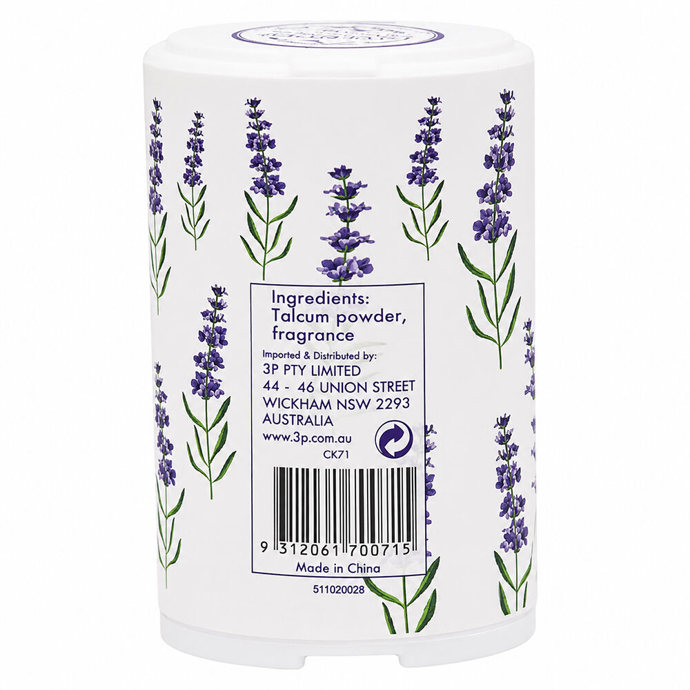 Fresh Lavender Luxury Talcum Powder 2 Pack 50g Each