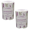 Fresh Lavender Luxury Talcum Powder 2 Pack 50g Each