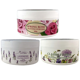 Spring Rose Lavender & Classic Floral Dusting Powder Trio 100g