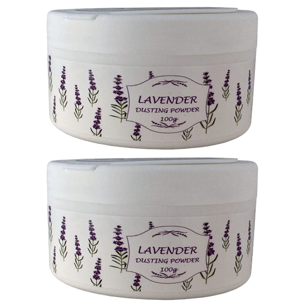Lavender Dusting Powder 2 Pack 100g Each Soothing Moisture Control