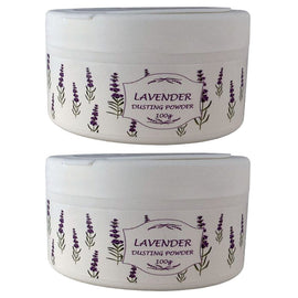 Lavender Dusting Powder 2 Pack 100g Each Soothing Moisture Control