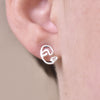 Culturesse Artsy Face Dainty Stud Earrings