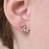 Culturesse Little Birdy Dainty Stud Earrings