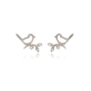 Culturesse Little Birdy Dainty Stud Earrings