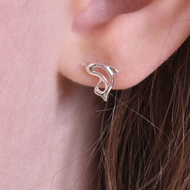 Culturesse Little Dolphin Earrings