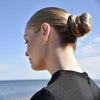 Culturesse Tie A Knot Modern Hoop Earrings (Gold Vermeil)