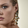 Culturesse Eleonora Labradorite Crystal Pearl Drop Earrings