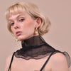 Culturesse Darlene Contemporary Pearl Art Earrings