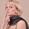 Culturesse Darlene Contemporary Pearl Art Earrings
