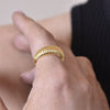 Culturesse Lune Parisian Gold Vermeil Open Ring