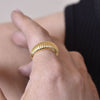 Culturesse Lune Parisian Gold Vermeil Open Ring