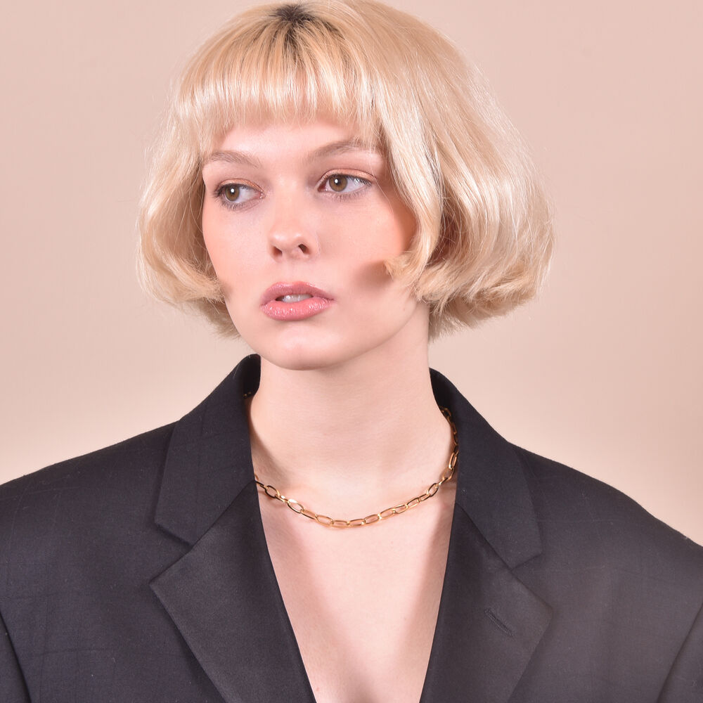 Culturesse Andy Gold Chain Necklace
