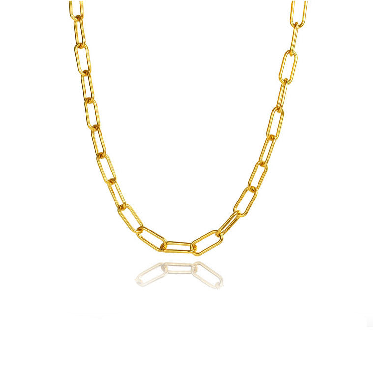 Culturesse Andy Gold Chain Necklace