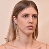 Culturesse Lizette Luxury Golden Tassel Earrings