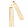 Culturesse Lizette Luxury Golden Tassel Earrings