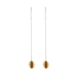 Culturesse Bijou Cross End Drop Earrings