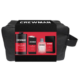 Crewman Intense Mens 5pc Grooming Set EDT Soap Powder Sponge Bag