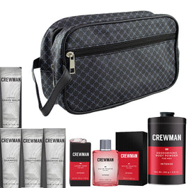 Crewman Intense Mens Grooming Set EDT Soap Powder Bag Traveler Kit