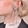 Culturesse Annelise Catwalk Diamante Earrings