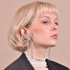 Culturesse Annelise Catwalk Diamante Earrings