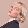 Culturesse Annelise Catwalk Diamante Earrings