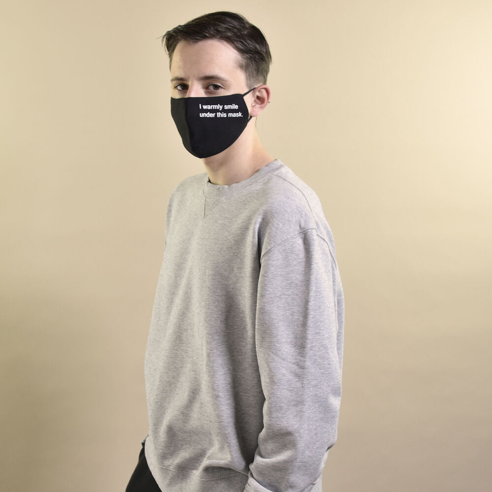 Culturesse Warm Soul Cotton Face Mask (Black)