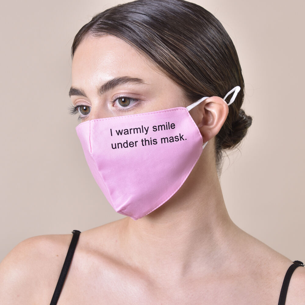 Culturesse Warm Soul Cotton Face Mask (Pink)
