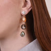 Culturesse Clare Mismatching Tassel Drop Earrings
