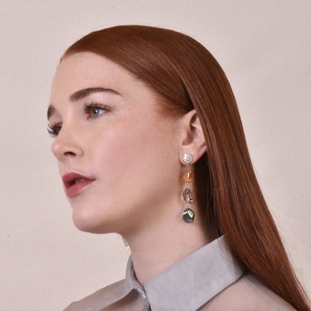 Culturesse Clare Mismatching Tassel Drop Earrings