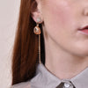 Culturesse Clare Mismatching Tassel Drop Earrings