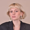 Culturesse Naeva Marble Loop Earrings
