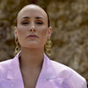 Culturesse Charlie Catwalk Sculpture Loop Earrings