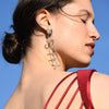 Culturesse Never Still Crystal Diamante Earrings