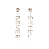 Culturesse Never Still Crystal Diamante Earrings