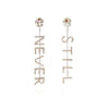 Culturesse Never Still Crystal Diamante Earrings