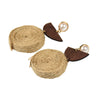 Culturesse Mya Rolled Knit Ethical Earrings (for pierced ears)