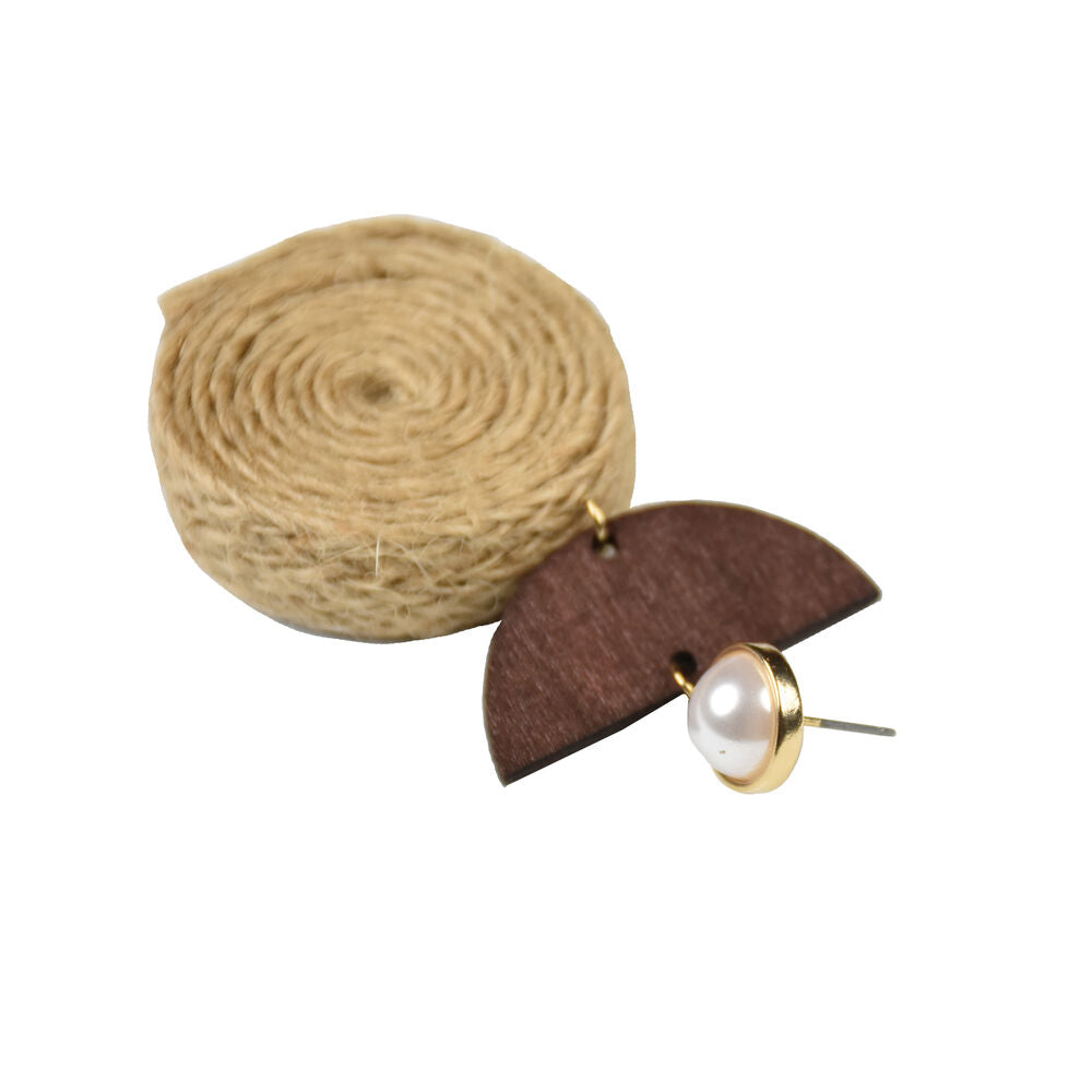 Culturesse Mya Rolled Knit Ethical Earrings (for pierced ears)