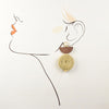 Culturesse Mya Rolled Knit Ethical Earrings (for pierced ears)
