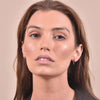 Culturesse Lenore Pave CZ Dainty Drop Earrings