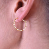 Culturesse Original Gold Vermeil Everyday Hoop Earrings