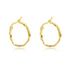 Culturesse Original Gold Vermeil Everyday Hoop Earrings
