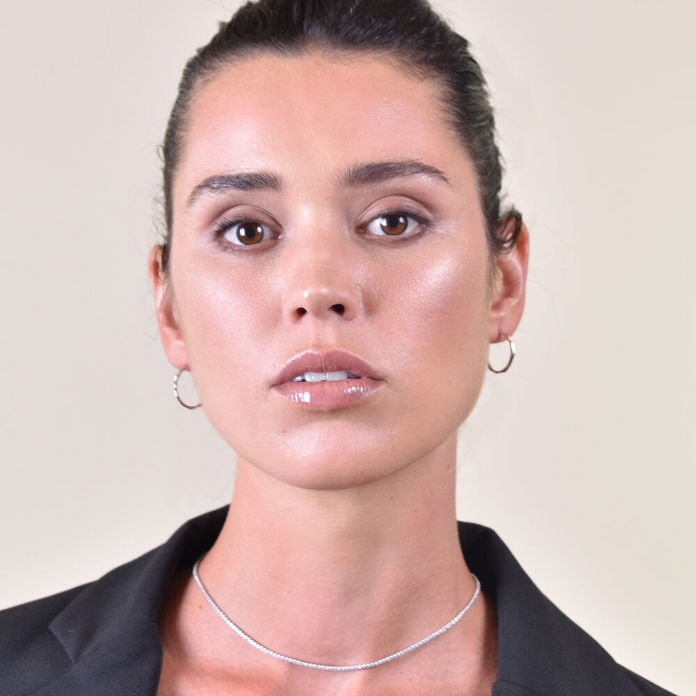 Culturesse Original Silver Everyday Hoop Earrings