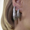 Culturesse Lamia Diamnate-embellished U-hoop Earrings