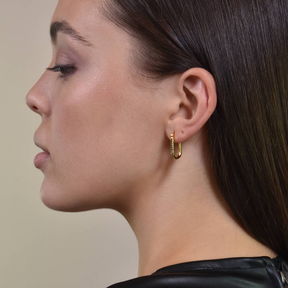 Culturesse Armelle Gold Filled Dainty Huggie Earrings