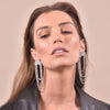 Culturesse Elle Crystal Diamante Earrings