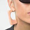 Culturesse Nadia Geo Oversized Resin Statement Earrings